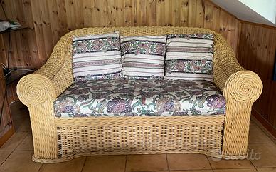 Salotto in rattan