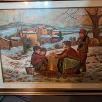  Quadro "Scena Invernale"  Nino Salvadori 