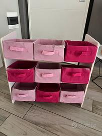 Mini Scaffale  per Cameretta bambina