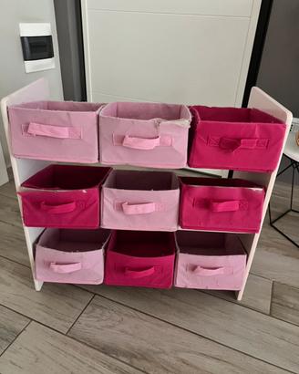 Mini Scaffale  per Cameretta bambina