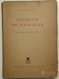 Libro "Elementi di Istologia e di Embriologia"