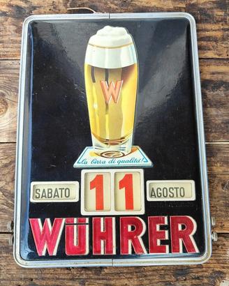 Calendario perpetuo Roy Vercelli birra Wuhrer