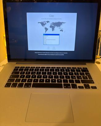 MacBook Pro Retina 15” Mid 2012 i7 8GB SSD 256GB