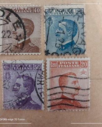 4 francobolli tra 1901/06