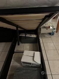 Letto cassone singolo come nuovo
