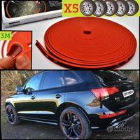 Protezione CERCHI in lega per AUDI Bordino ROSSO