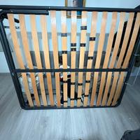 Rete con materasso matrimoniale