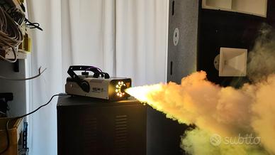 Macchina nebbia 1500W con led colore