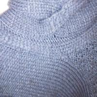 poncho in maglia