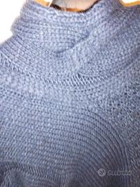 poncho in maglia