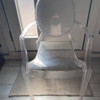 4 Sedie Louis Ghost Philippe Stark Kartell