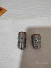 obiettivi acromatici standard per microscopi