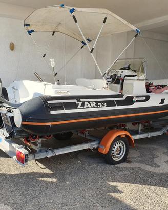 Gommone ZAR 53 con motore Suzuki 40cv e carrello