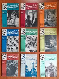 Lotto Rivista RAGAZZI ASPIRANTI 9 Numeri del 1949 