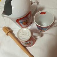 Servizio 2 tazze Brocca e pestello Lindt