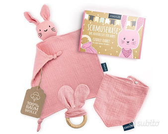 Set di Peluche Coccole Neonati in Cotone per dormi