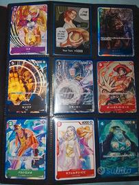 Carte One piece promo jap lotto 10 carte