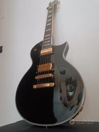 Chitarra elettrica ESP LTD EC-256 BLK (nera-oro)