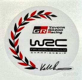 Coppia Adesivi Toyota GR Yaris Kalle Rovampera