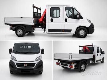 2018 Fiat ducato doppia cabina + gru