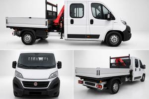 2018 Fiat ducato doppia cabina + gru
