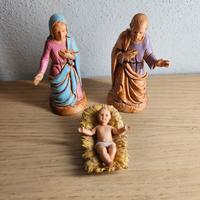 Statuette presepe anni 80 - La Sacra Famiglia