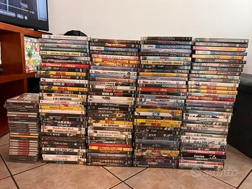 Lotto 150 DVD + 37 CD nuovi sigillati stock