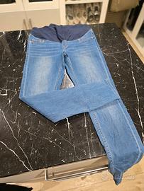 in stock 5 jeans premaman taglia m e s
