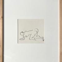 Walter fusi opera unica nudo femminile rara