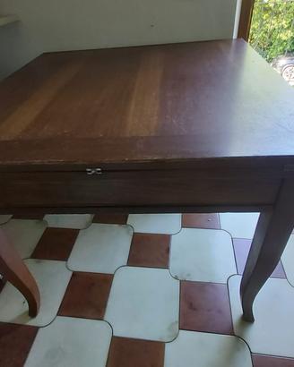 Tavolo quadrato legno allungabile