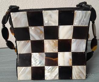 Borsa Madreperla per Donna Fatta a Mano Polinesia