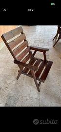 Sedie in legno da esterno