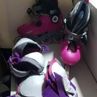 PATTINI ROLLER SKATE +KIT PROTEZIONE