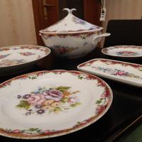 PORCELLANA LIMOGES SET 6 PEZZI  PORCELLANE ARTISTI