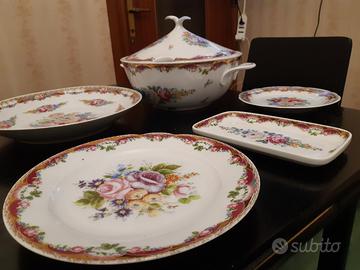 PORCELLANA LIMOGES SET 6 PEZZI  PORCELLANE ARTISTI