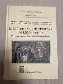 Il diritto nell’esperienza di Roma Antica
