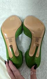 Casadei décolleté peep-toe