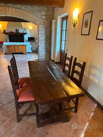 Tavolo in castagno