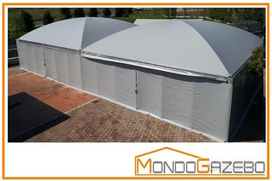 SUN MAXI 12x12 Gazebo copertura PVC uso pubblico