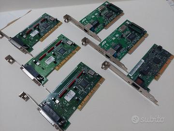 9 Schede PCI + 1 ISA (VGA CirrusLogic,Terratec)ecc