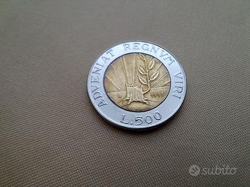 500 lire sanmarinesi "Adveniat Regnum Viri" (1993)