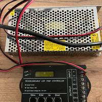 Centralina LED alba tramonto acquario