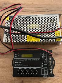 Centralina LED alba tramonto acquario