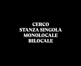 Stanza Singola/Monolocale/Bilocale