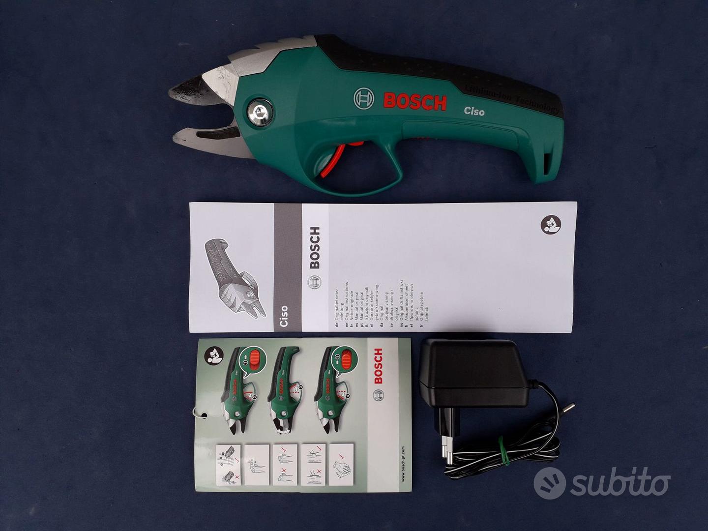 CESOIA DA GIARDINAGGIO A BATTERIA BOSCH CISO Giardino e Fai da