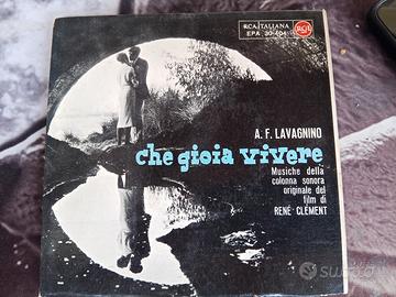 disco 45 giri "che gioia vivere"