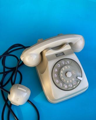 TELEFONO A ROTELLA ANNI 70, COLOR AVORIO, PERFETTO