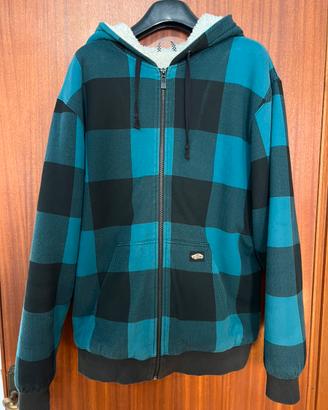 Vans Full Zip Sherpa Lined Hoodie Teal