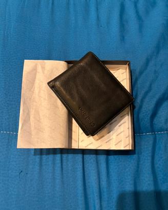 Portafoglio Valentino uomo im vera pelle nero