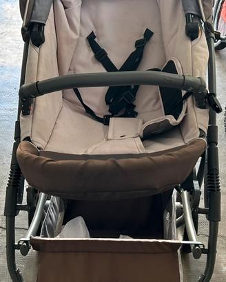 Passeggino con struttura, borsa, navicella